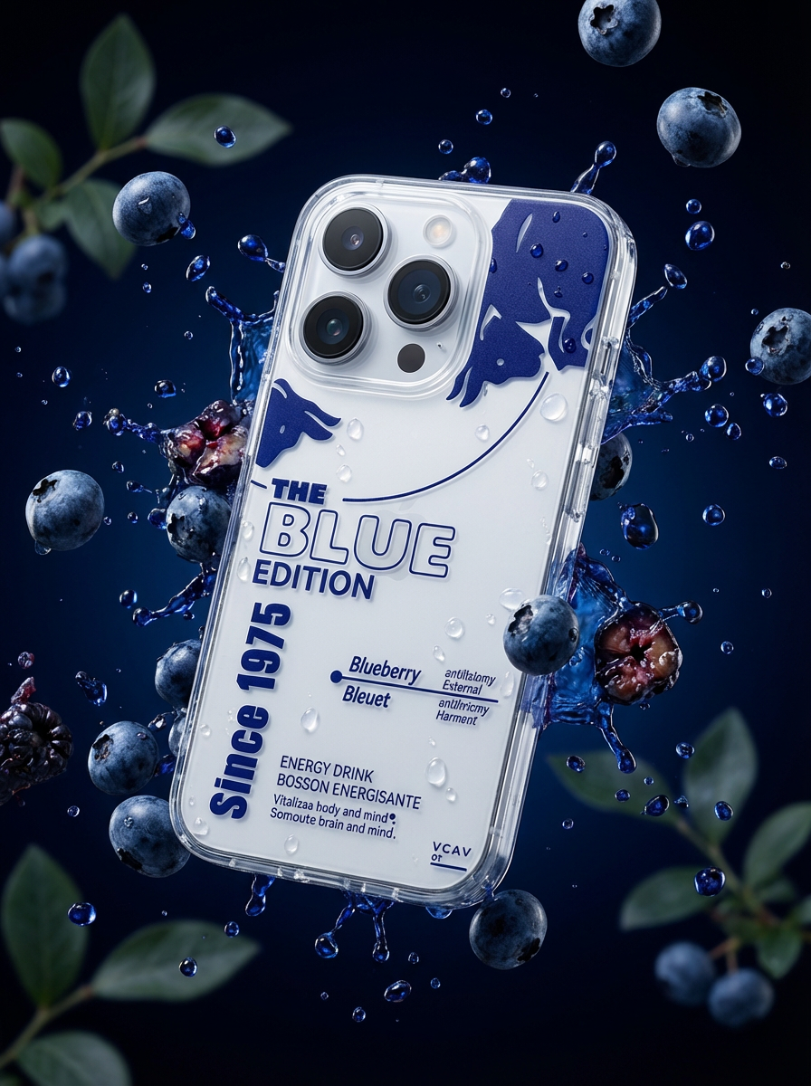 Coque IPhone Blue Edition